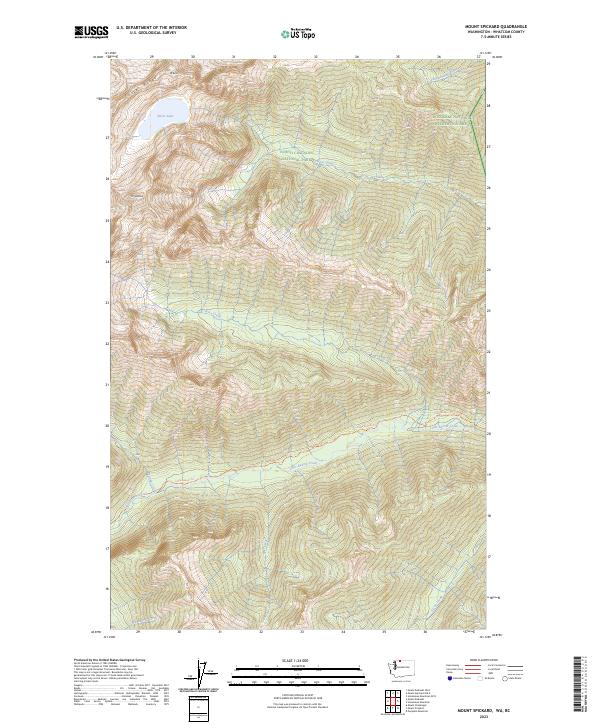 USGS Topographic Map – Mount Spickard