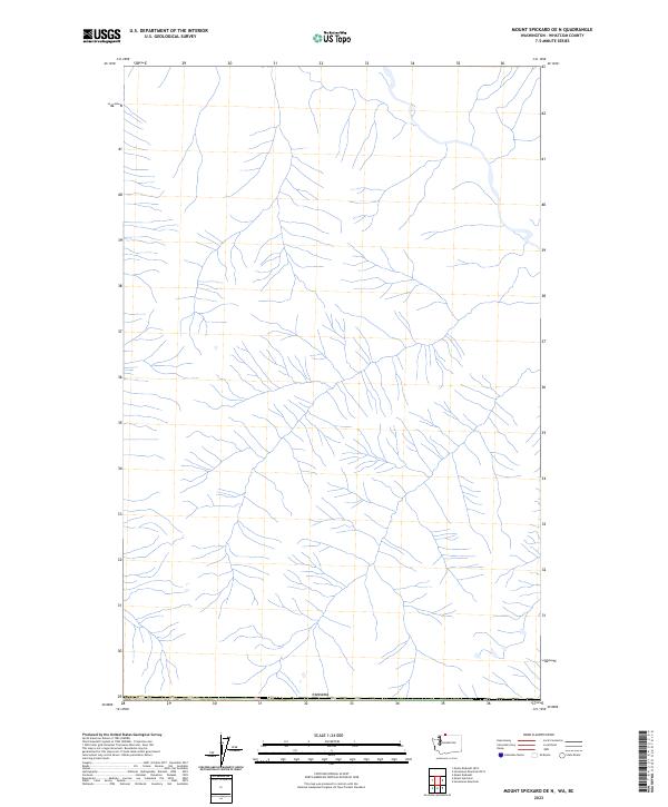 2023 Map of Mount Spickard OE N, 2023 Print