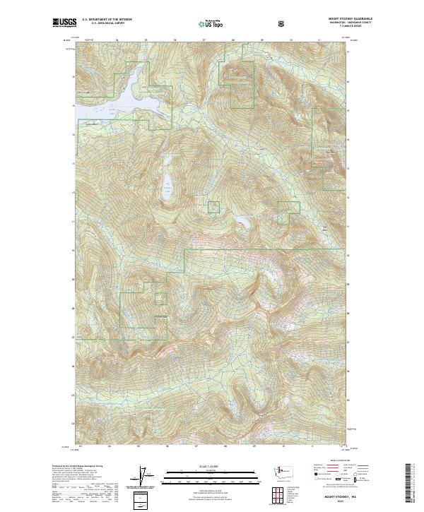 USGS Topographic Map – Mount Stickney