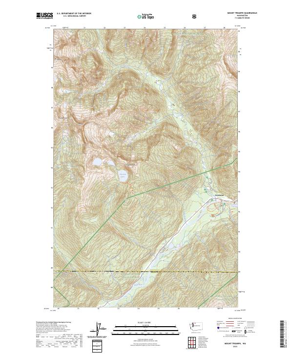 USGS Topographic Map – Mount Triumph