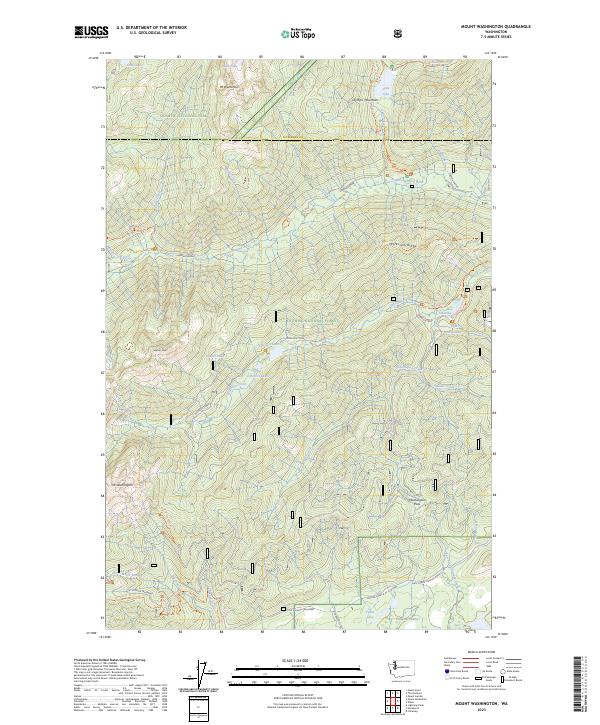 USGS Topographic Map – Mount Washington