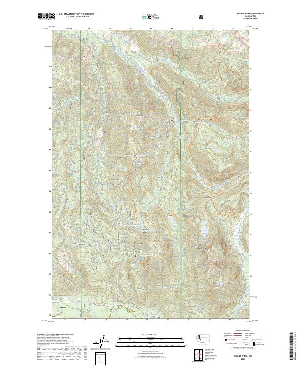 USGS Topographic Map – Mount Wow