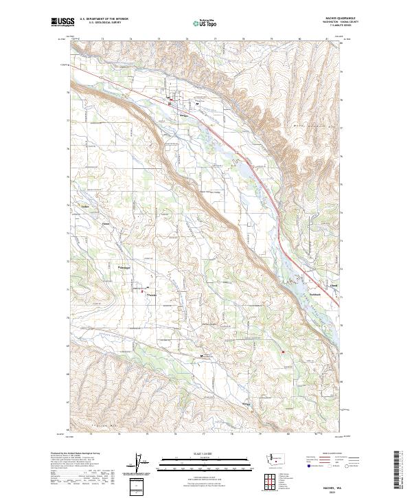 USGS Topographic Map – Naches