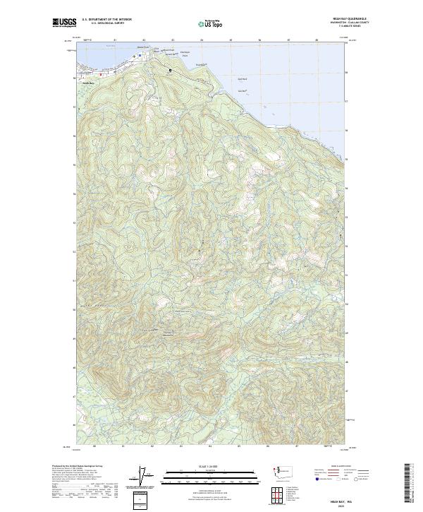 USGS Topographic Map – Neah Bay