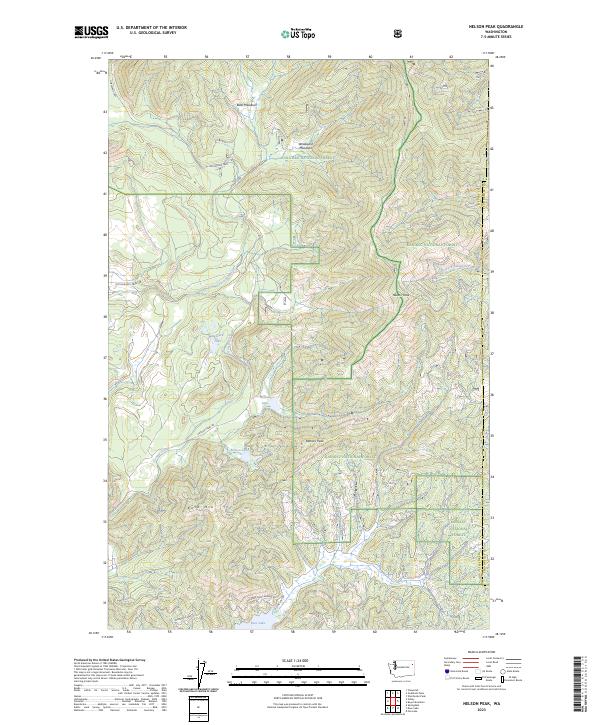 USGS Topographic Map – Nelson Peak