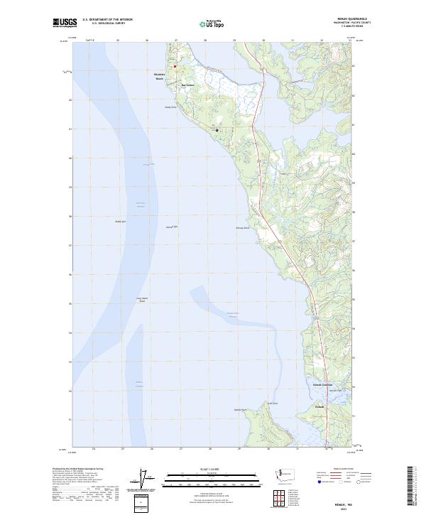 USGS Topographic Map – Nemah
