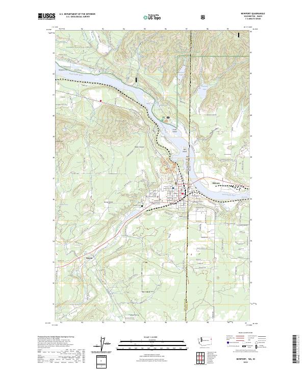 USGS Topographic Map – Newport