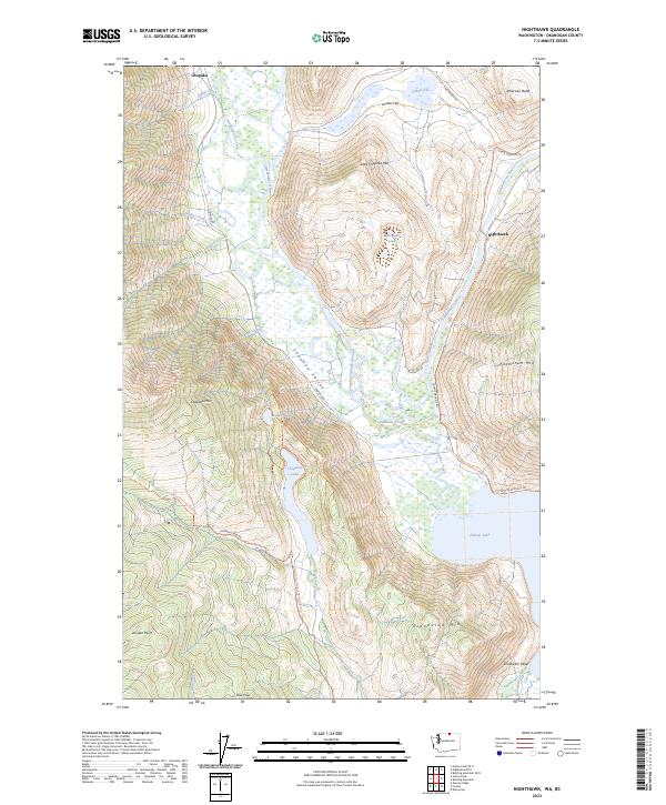 USGS Topographic Map – Nighthawk