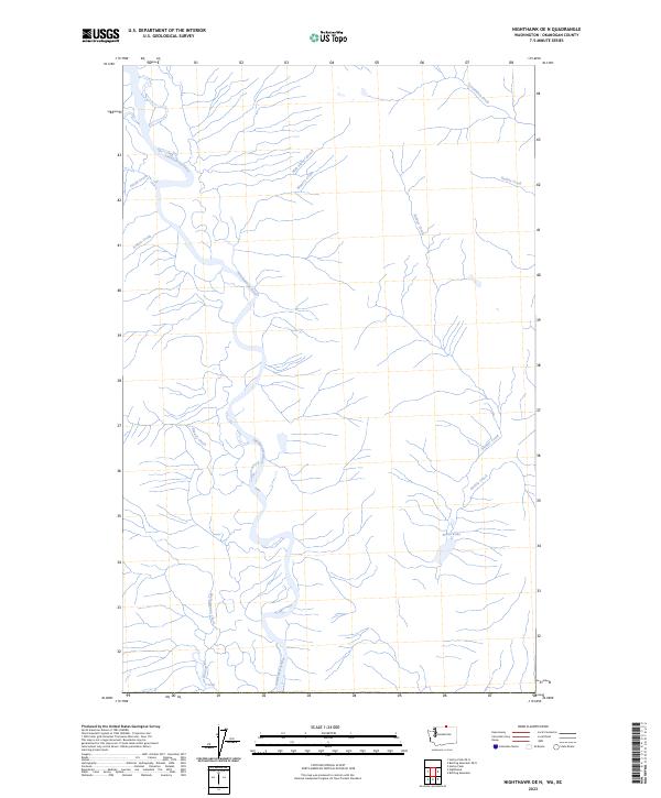 2023 Map of Nighthawk OE N, 2023 Print