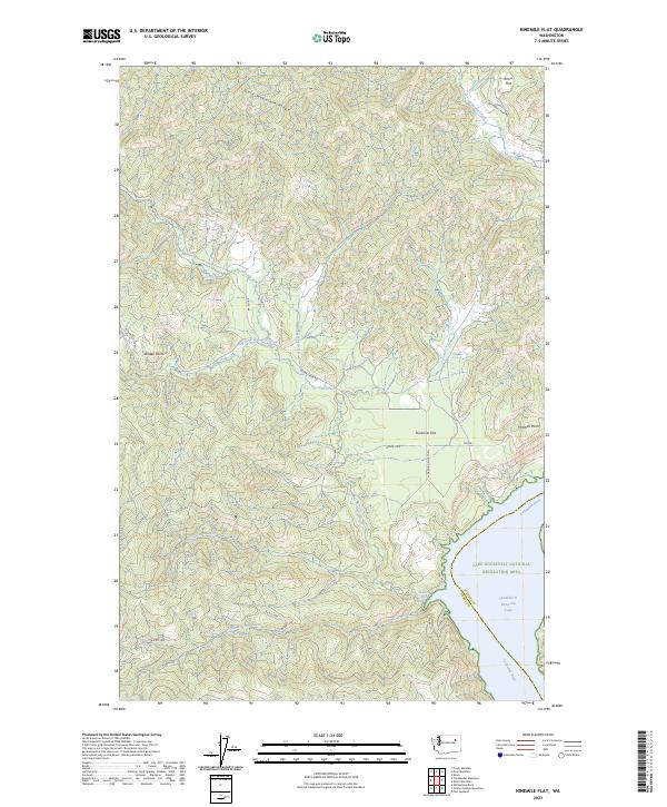 USGS Topographic Map – Ninemile Flat