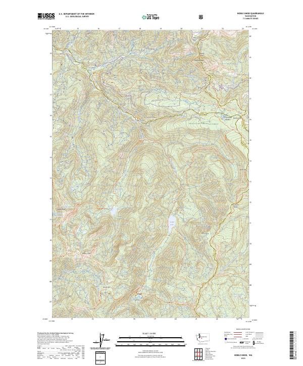 USGS Topographic Map – Noble Knob