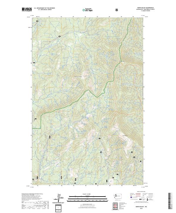 USGS Topographic Map – North Baldy