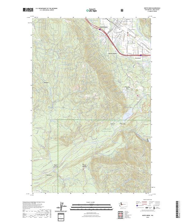 USGS Topographic Map – North Bend