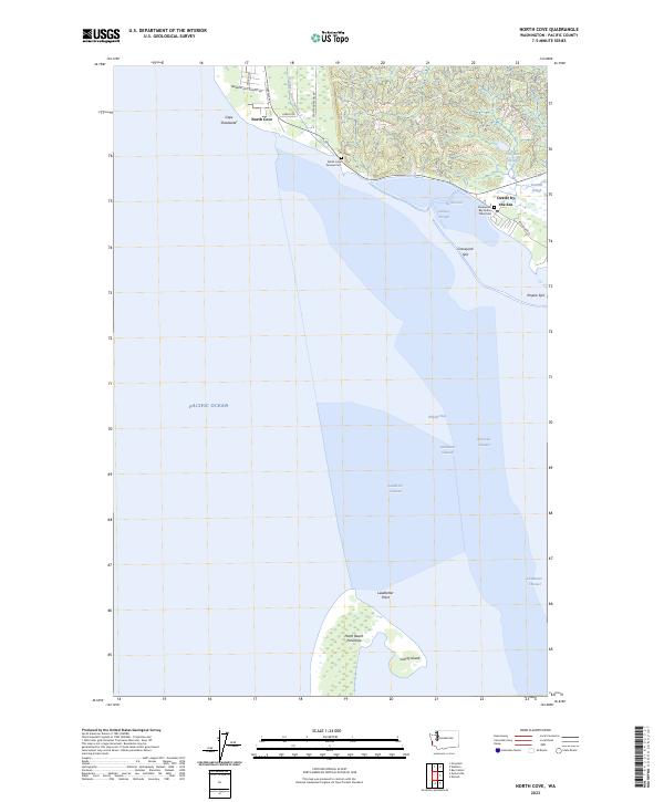 USGS Topographic Map – North Cove