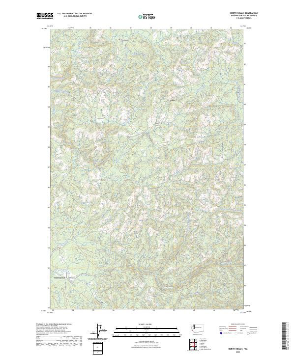 USGS Topographic Map – North Nemah