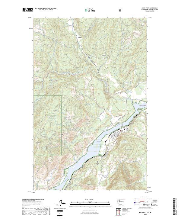 USGS Topographic Map – Northport