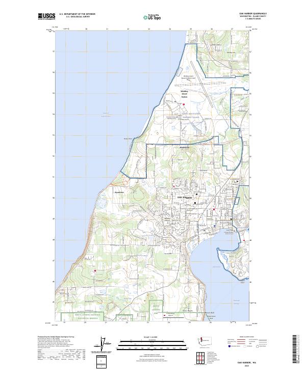 USGS Topographic Map – Oak Harbor