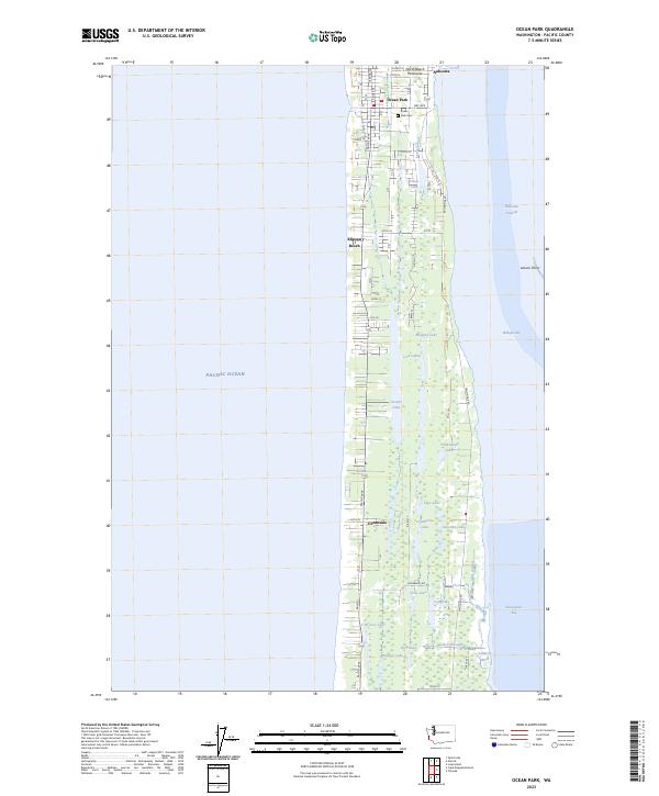 USGS Topographic Map – Ocean Park