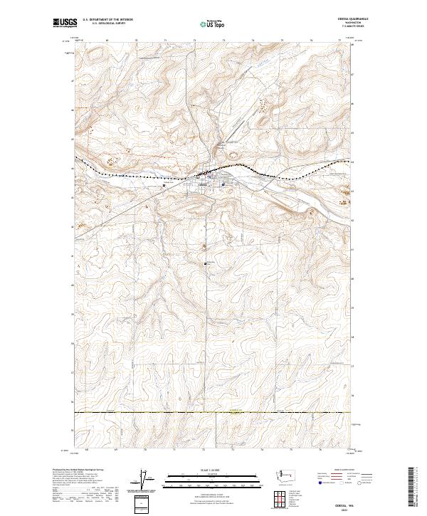 USGS Topographic Map – Odessa