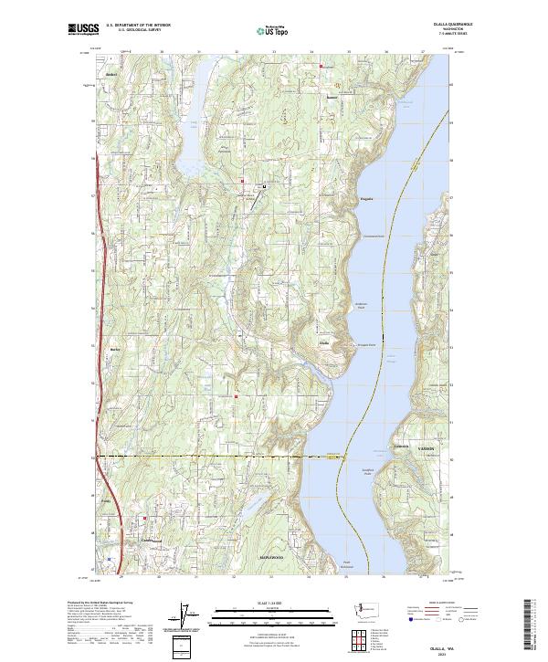 USGS Topographic Map – Olalla