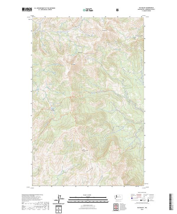 USGS Topographic Map – Old Baldy