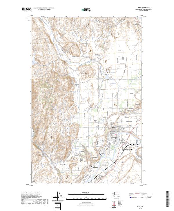 USGS Topographic Map – Omak