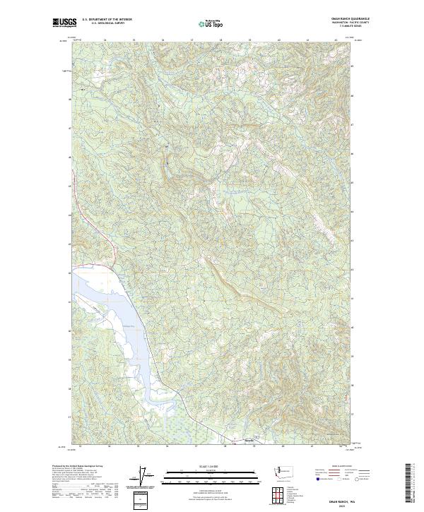 USGS Topographic Map – Oman Ranch