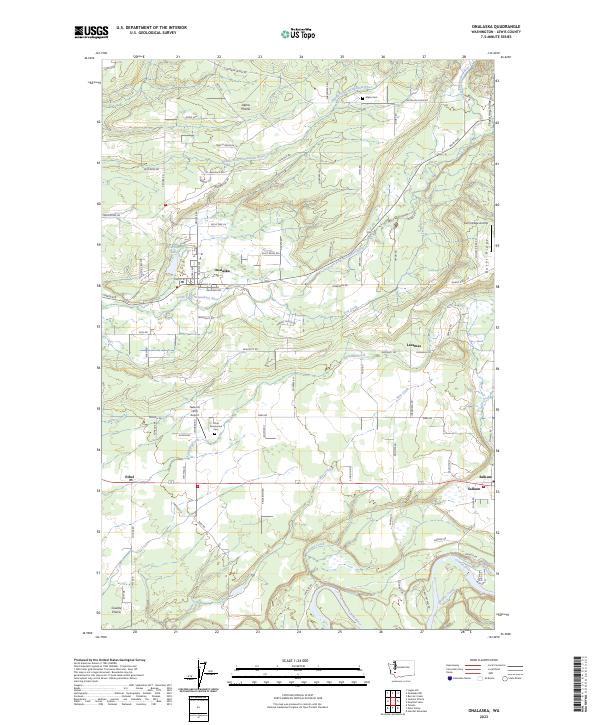 USGS Topographic Map – Onalaska