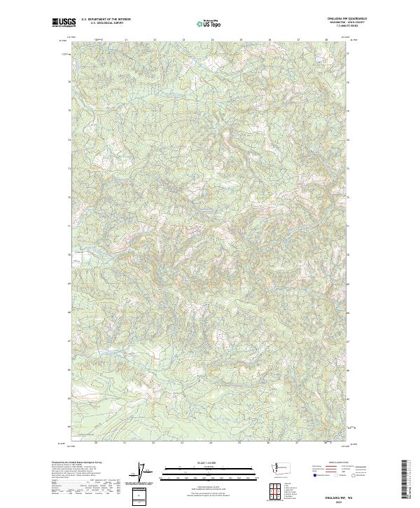 USGS Topographic Map – Onalaska NW