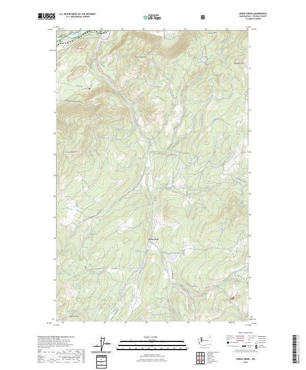 USGS Topographic Map – Onion Creek