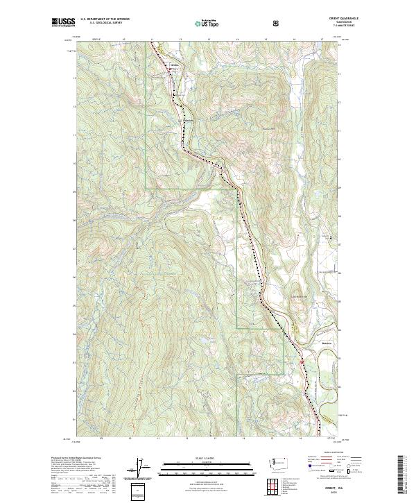 USGS Topographic Map – Orient