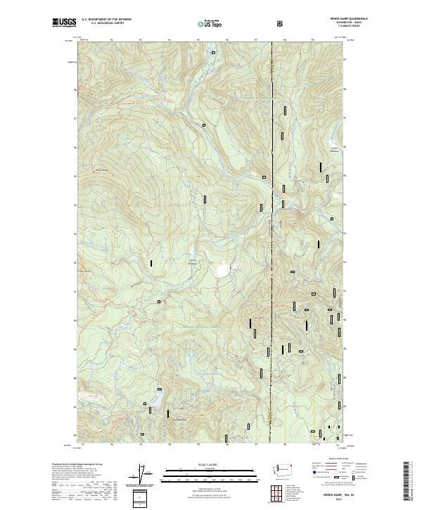 USGS Topographic Map – Orwig Hump