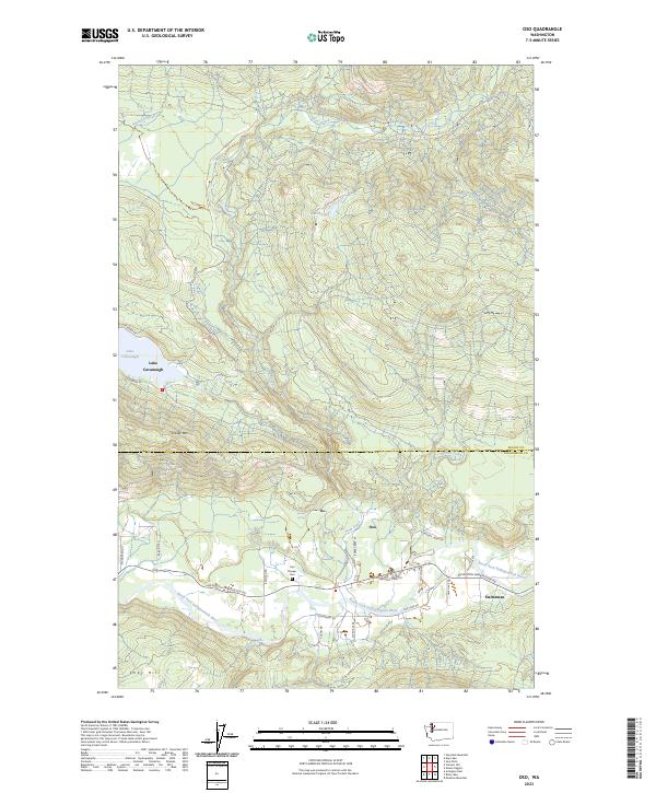 USGS Topographic Map – Oso