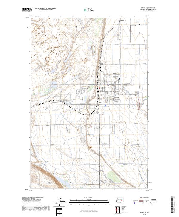 USGS Topographic Map – Othello