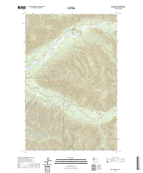 USGS Topographic Map – Owl Mountain