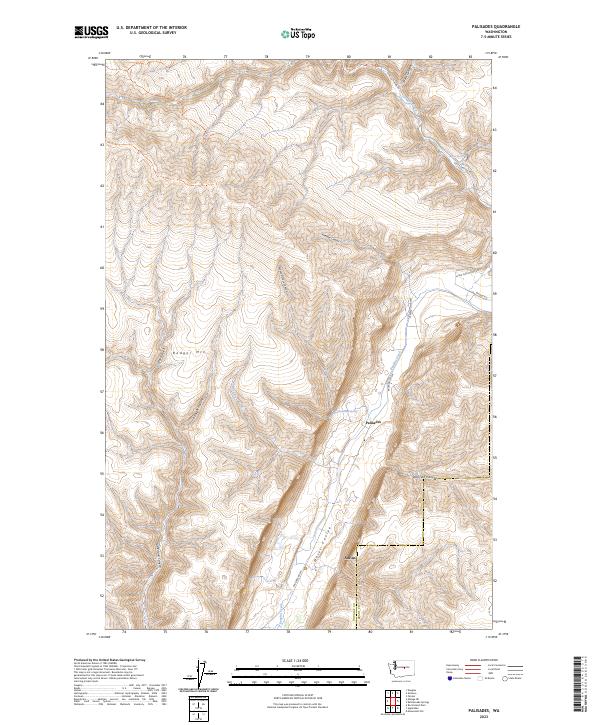 USGS Topographic Map – Palisades