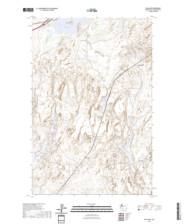 USGS Topographic Map – Palm Lake