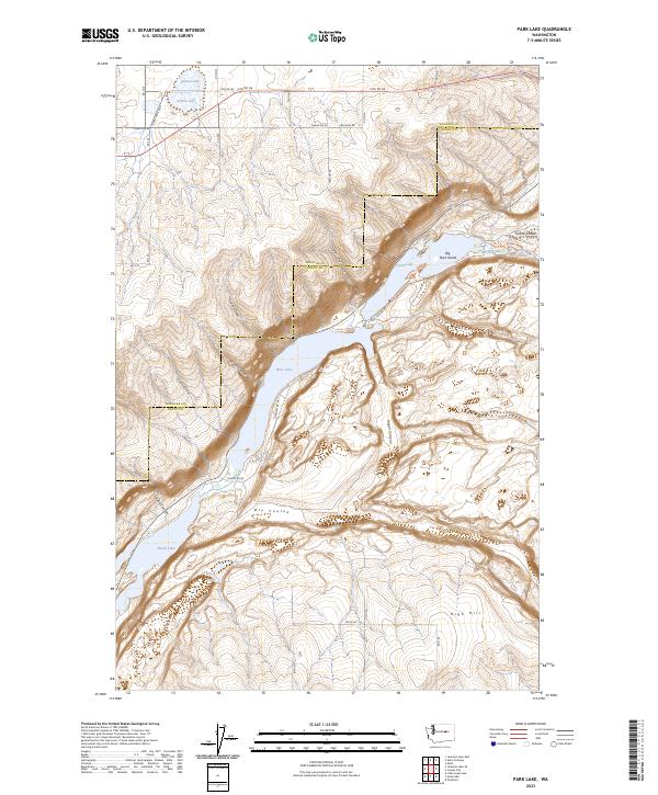 USGS Topographic Map – Park Lake