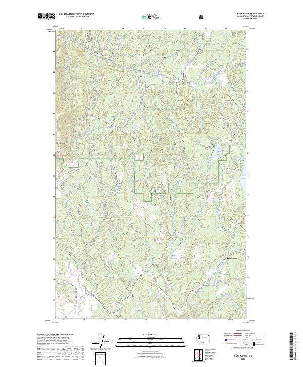 USGS Topographic Map – Park Rapids