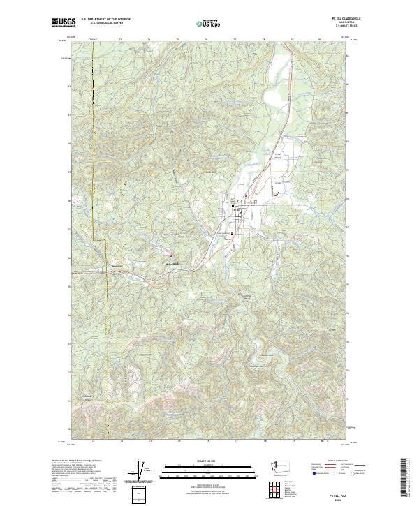 USGS Topographic Map – Pe Ell