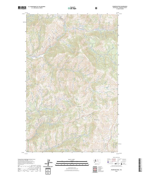 USGS Topographic Map – Pearrygin Peak