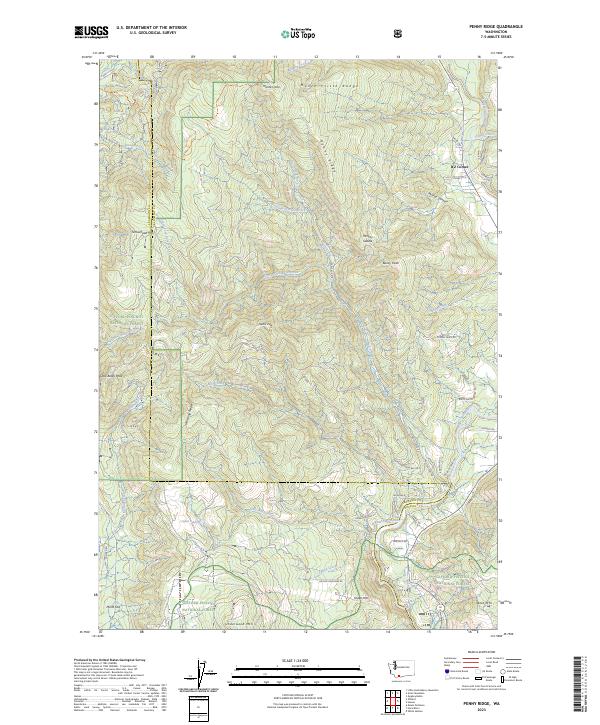 USGS Topographic Map – Penny Ridge