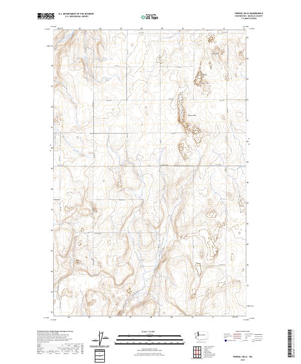 USGS Topographic Map – Piersol Hills