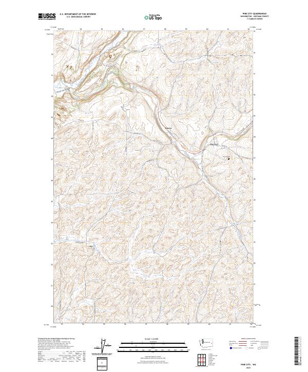 USGS Topographic Map – Pine City