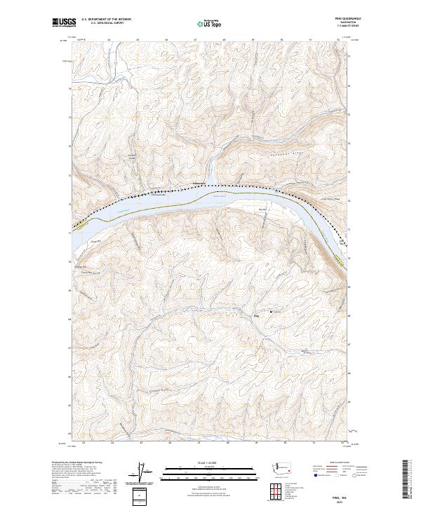 USGS Topographic Map – Ping