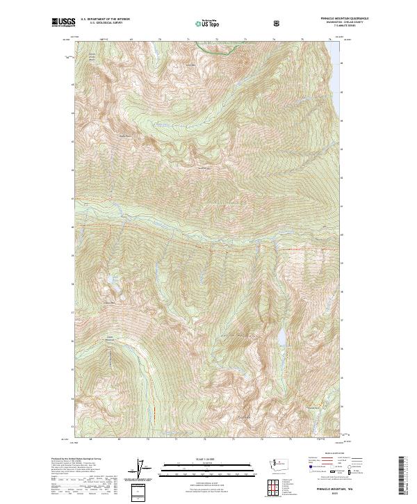 USGS Topographic Map – Pinnacle Mountain