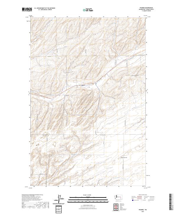 USGS Topographic Map – Pizarro