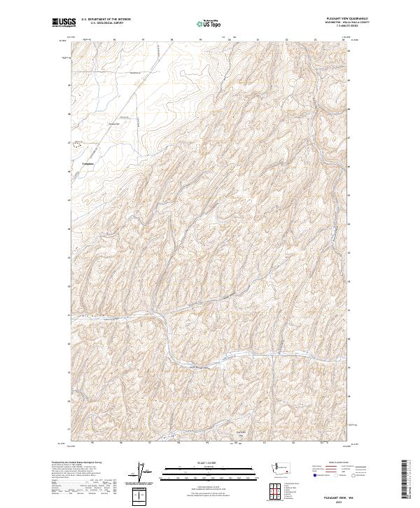 USGS Topographic Map – Pleasant View
