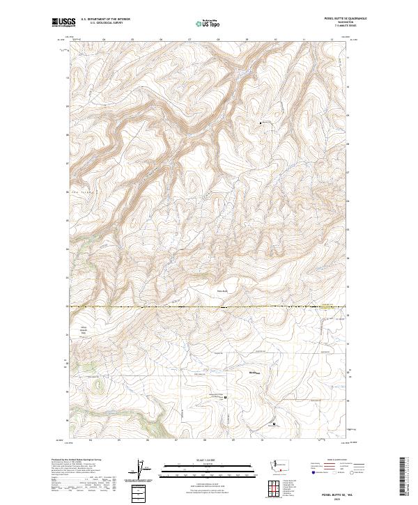 USGS Topographic Map – Poisel Butte SE