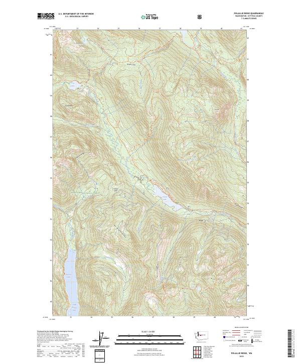 USGS Topographic Map – Polallie Ridge